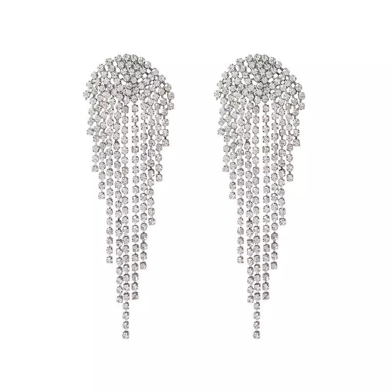 RITA EARRINGS - Black & Bloom