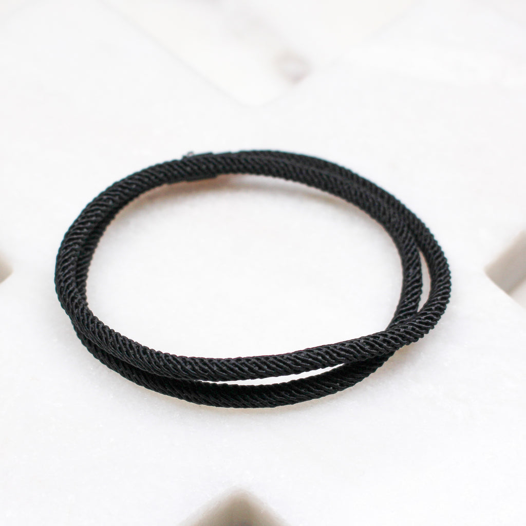 TYLER BRACELET BLACK - Black & Bloom