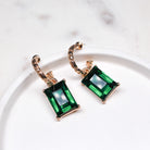 WREN EARRINGS GREEN - Black & Bloom