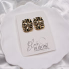 INAYA EARRINGS GOLD - Black & Bloom