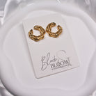 CALLI EARRINGS - Black & Bloom