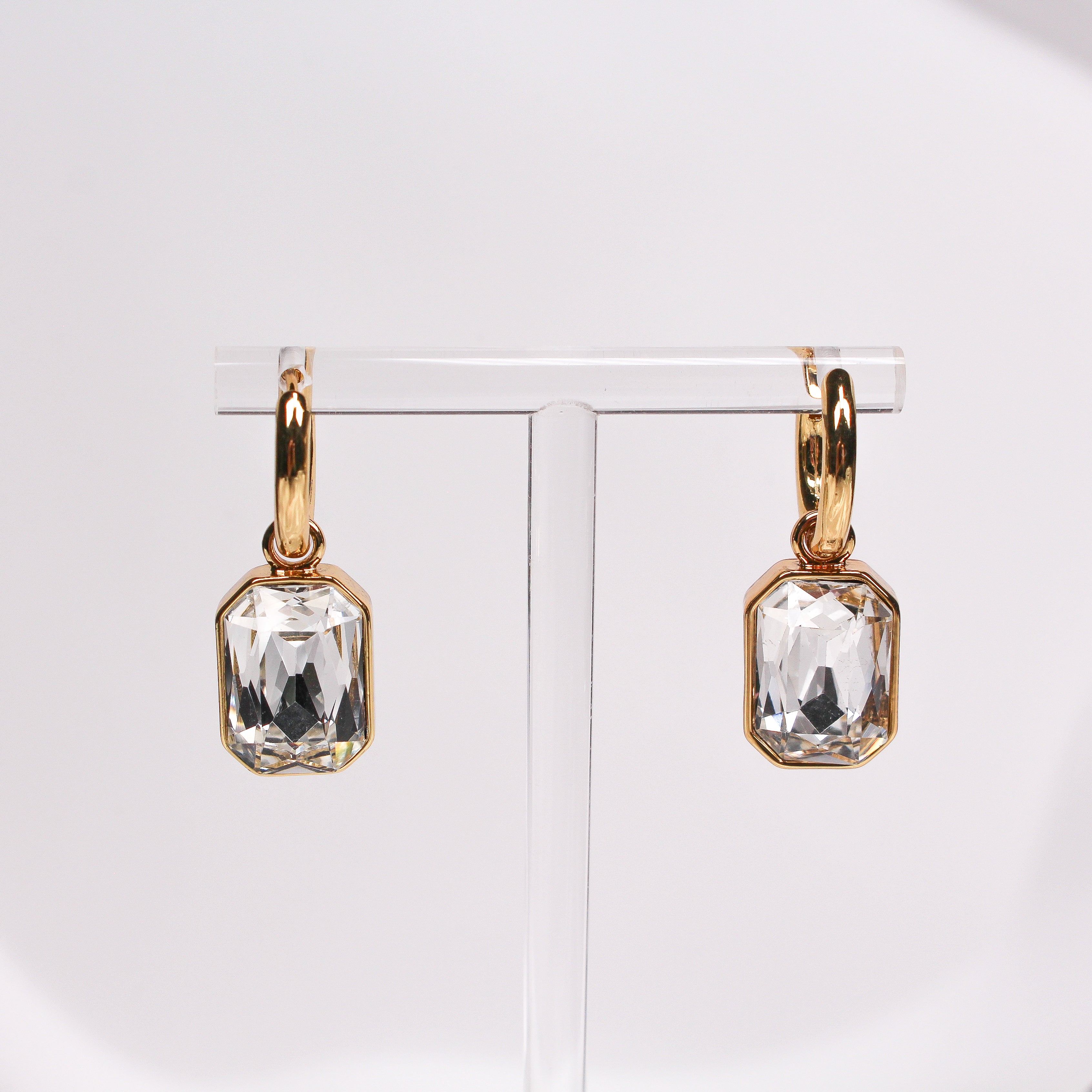 SADIE EARRINGS - Black & Bloom