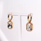 SADIE EARRINGS - Black & Bloom