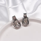 JADE EARRINGS SILVER - Black & Bloom