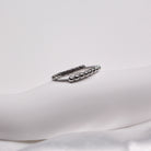 SERENA RING SILVER - Black & Bloom