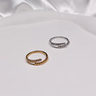 SERENA RING GOLD - Black & Bloom