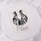 ASTA EARRINGS - SILVER - Black & Bloom