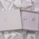 EMERALD MOISSANITE EARRINGS - Black & Bloom