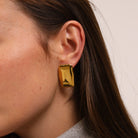 EMBER EARRINGS - Black & Bloom