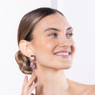 MILANI EARRINGS - Black & Bloom