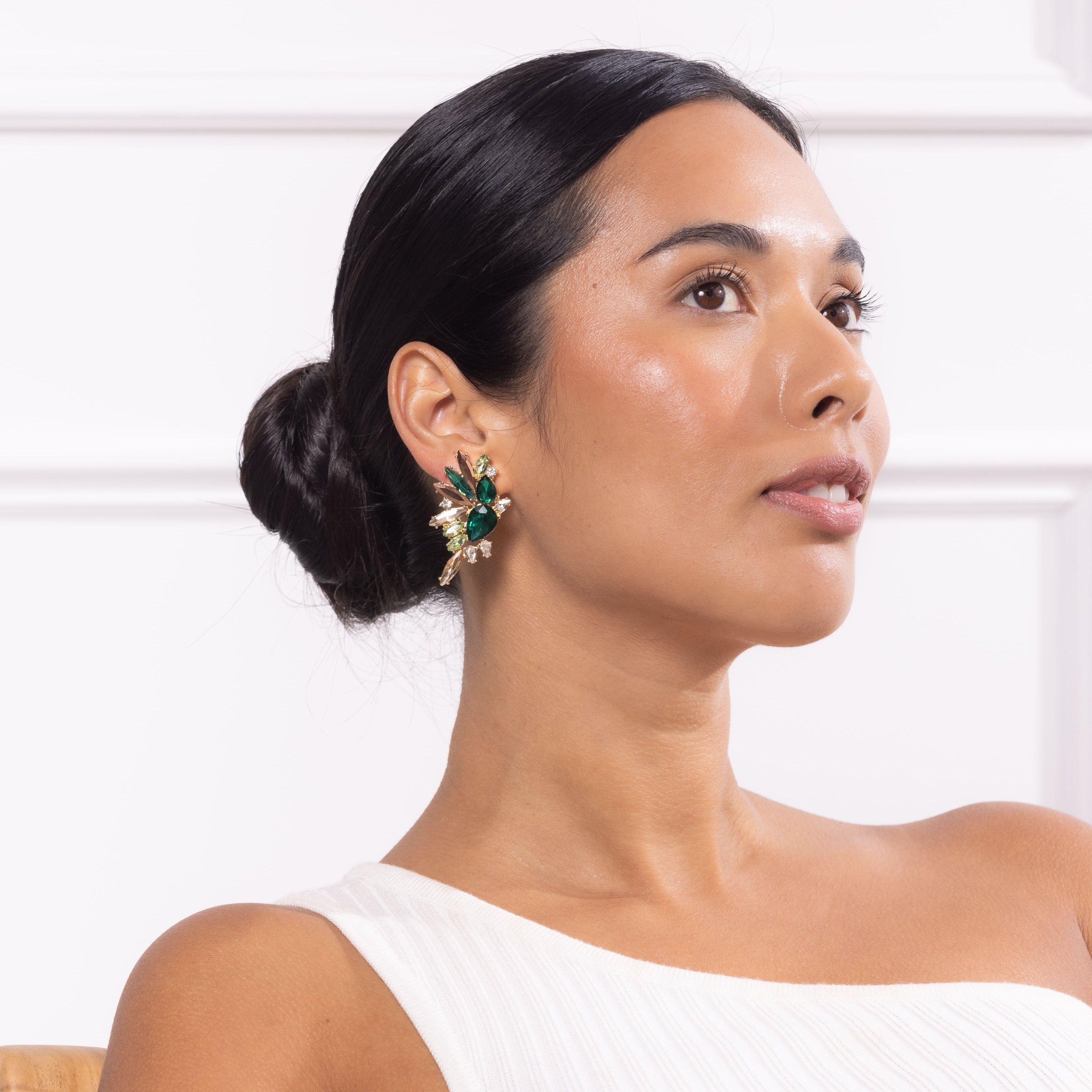 RAMONA EARRINGS - Black & Bloom