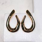 CLARA EARRINGS GOLD - Black & Bloom