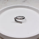 MAEVE RING SILVER - Black & Bloom