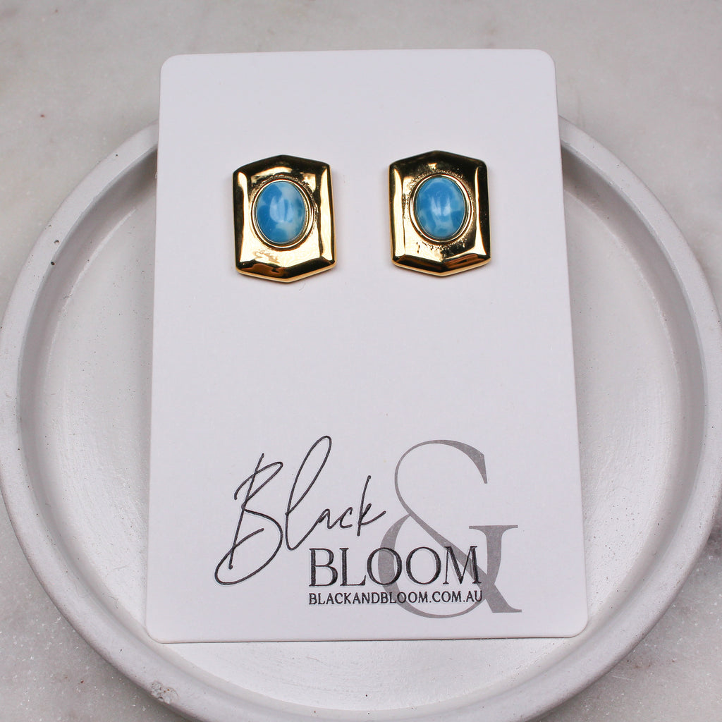 JUNIPER EARRINGS - Black & Bloom