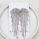 RITA EARRINGS - Black & Bloom