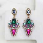 SOPHIA EARRINGS GREEN - Black & Bloom