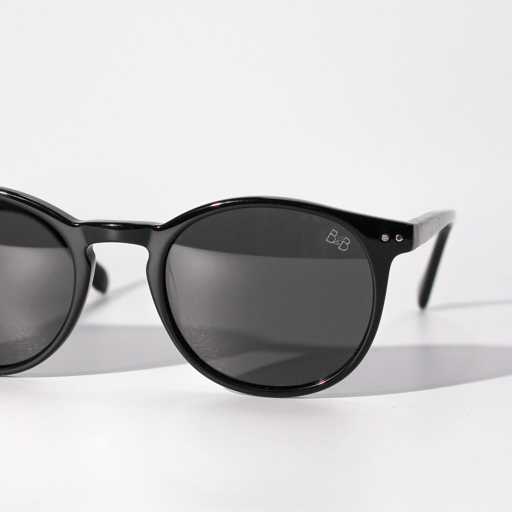 SICILY SUNGLASSES - Black & Bloom