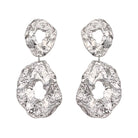 SORRENTO EARRINGS SILVER - Black & Bloom