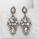 SOPHIA EARRINGS WHITE - Black & Bloom